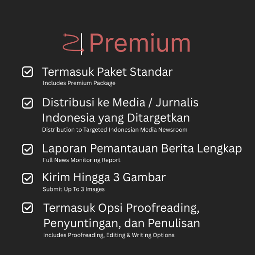 Paket Distribusi Siaran Pers Premium BeritaWire.com