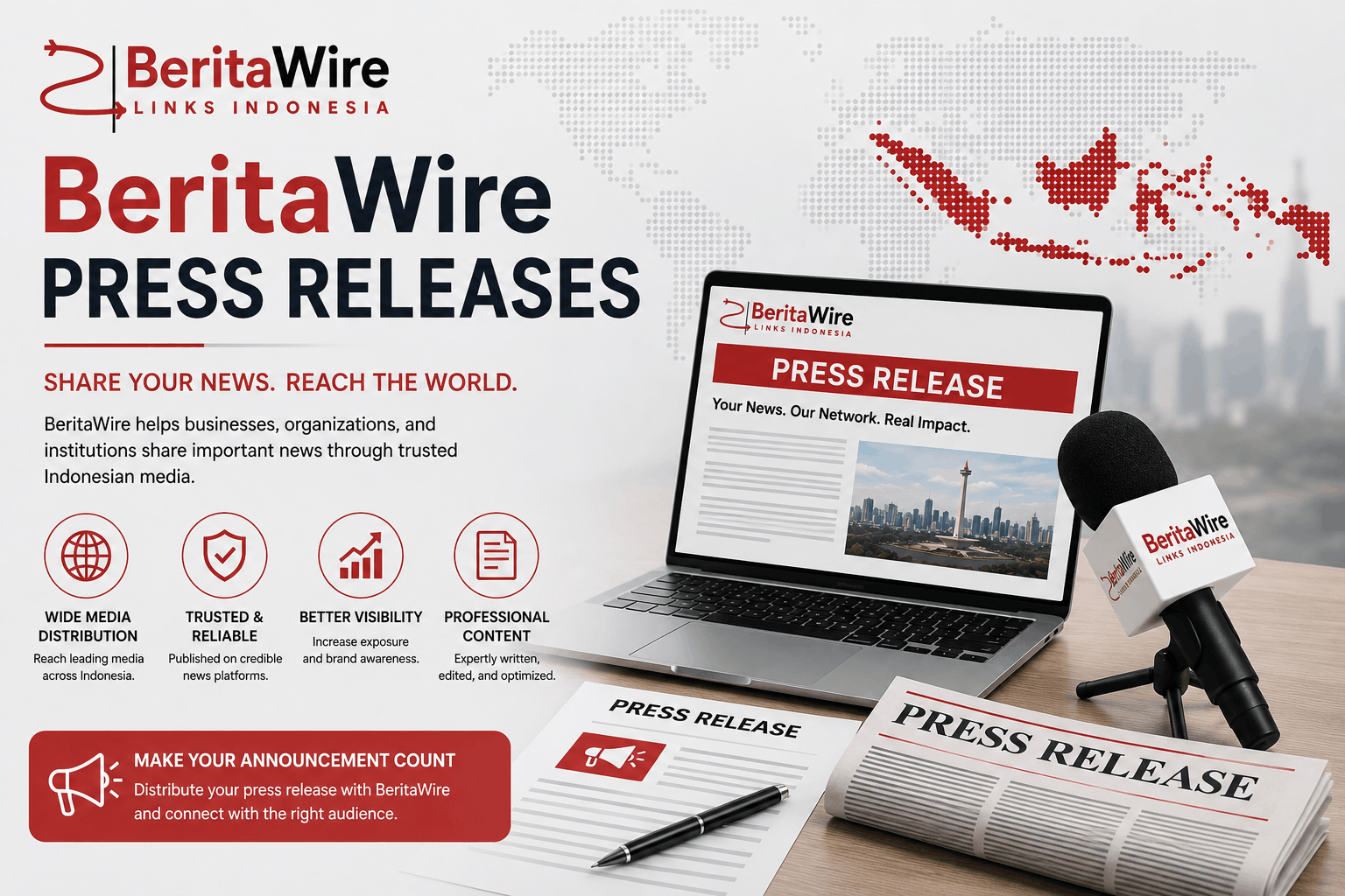 BeritaWire Press Releases: Grow Your Brand with Powerful News Distribution