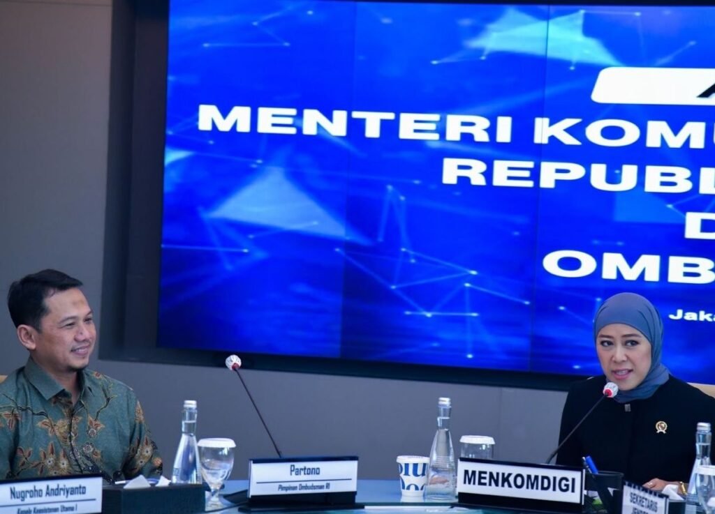 Image Source - infopublik.id - Ombudsman Apresiasi Kualitas Pelayanan Publik Kemkomdigi, Menkomdigi Meutya Hafid Tegaskan Pemerataan Akses Digital hingga Wilayah 3T - BeritaWire.com