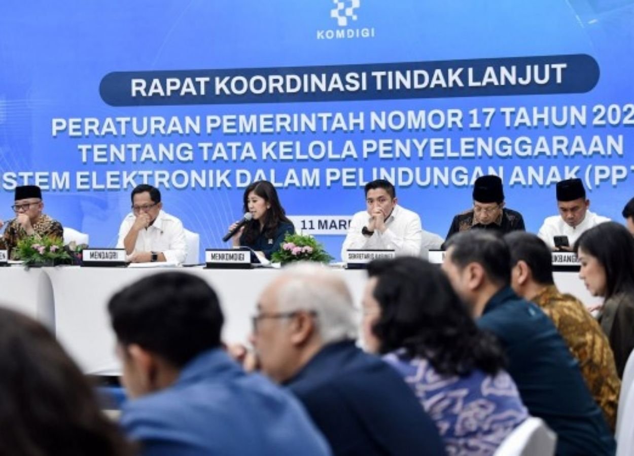 Rakor PP Tunas, Pemerintah Kompak Jelang Pembatasan Sosmed Anak 28 Maret 2026