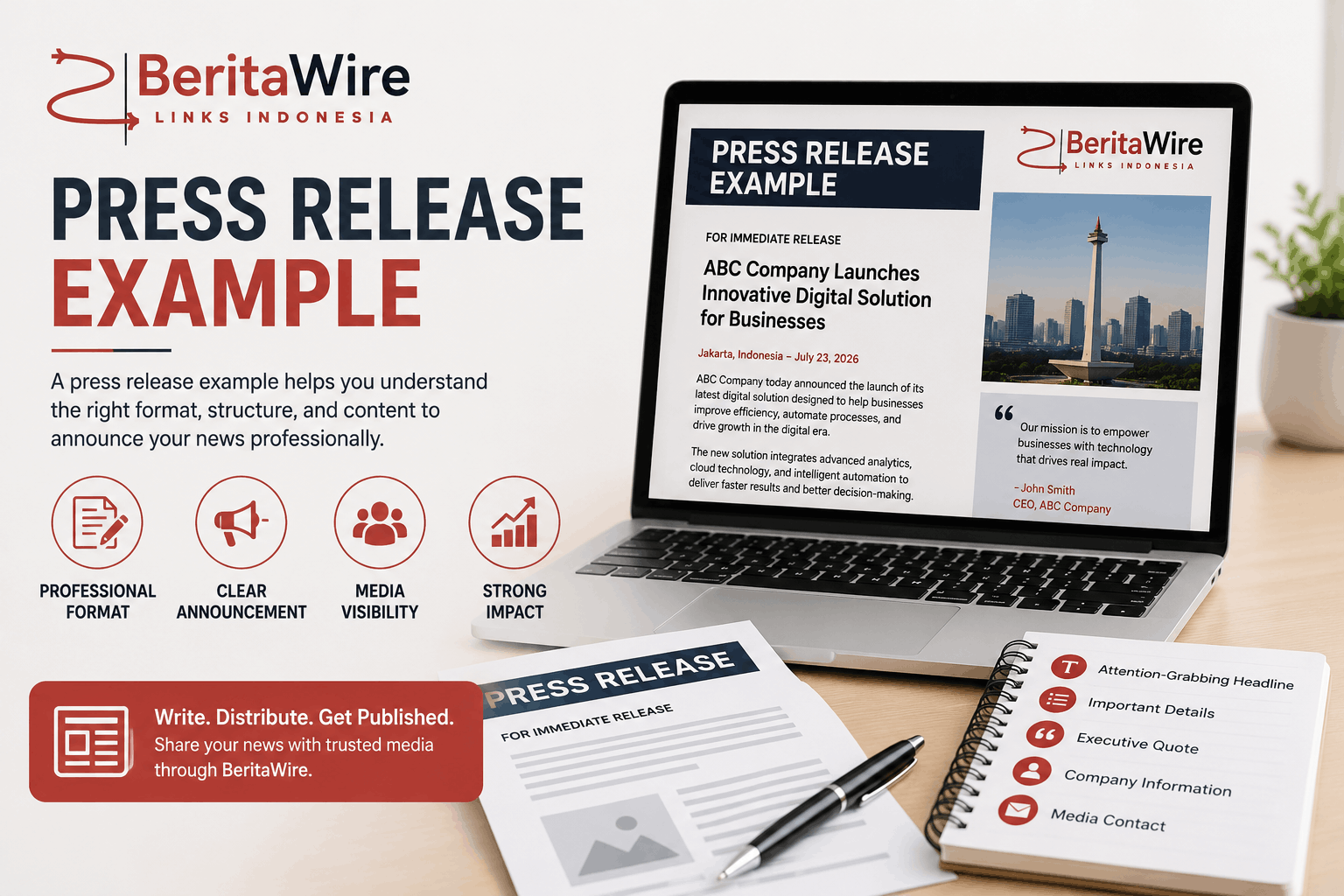 Press Release Example