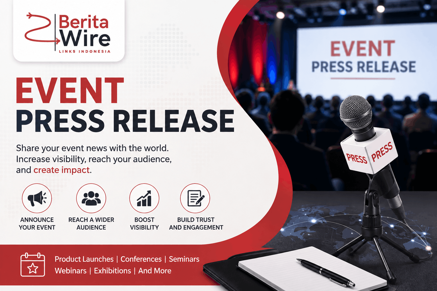 BeritaWire Provides Event Press Release Services in Indonesia