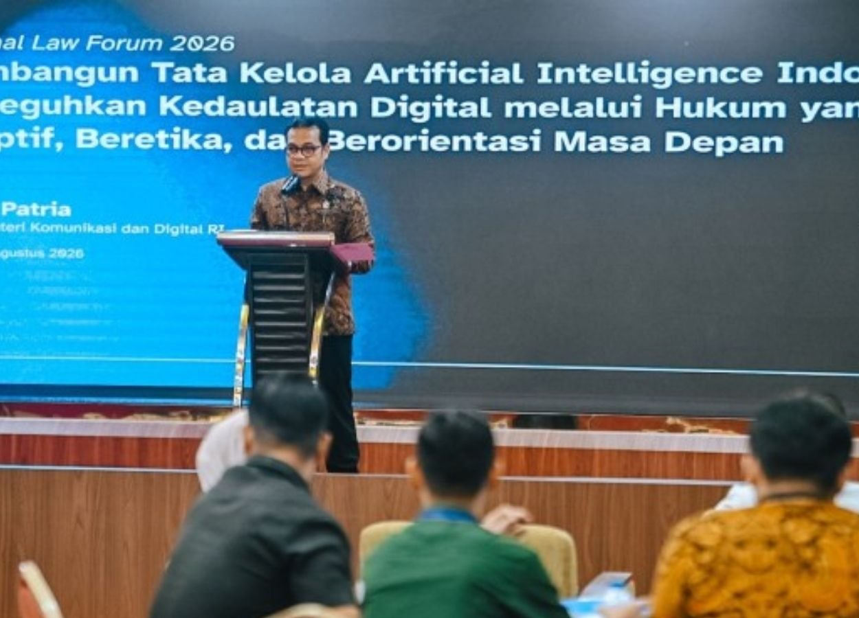 Image Source - infopublik.id - AI Bisa Ciptakan Realitas Sintetik, Wamen Nezar Patria Soroti Keaslian Bukti di Pengadilan - BeritaWire.com